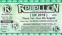 Rebellion 2019, Winter Gardens, Blackpool